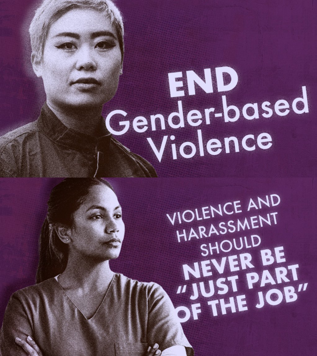 November 25 marks the International Day for the Elimination of Violence against Women and the beginning of 16 Days of Activism to End Gender-Based Violence.

#16days #CDNpoli #endGBV #ILO190