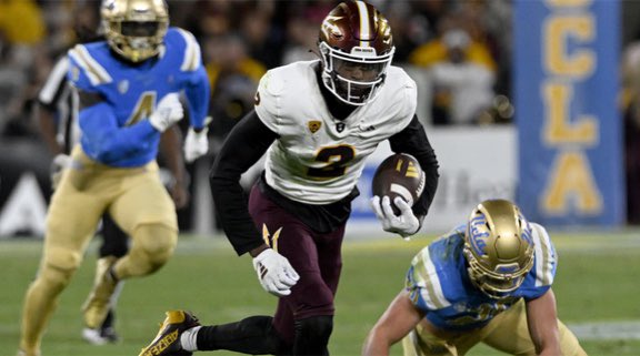 BREAKING: ASU star WR Elijhah Badger, who leads the team in all major receiving categories, will not play today against Arizona due to a non-serious injury suffered last week against Oregon, per sources. 247sports.com/college/arizon…