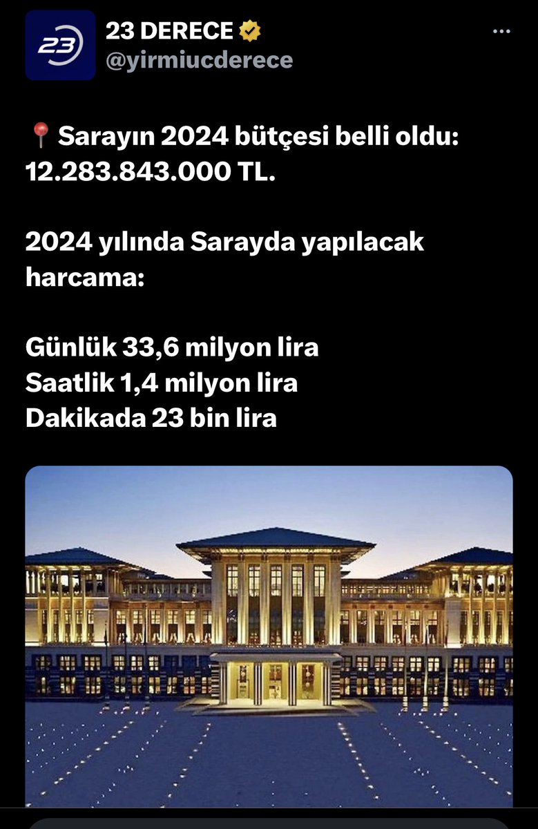 🩸Bir yanda 79 yaşındaki işçi, bir yanda günlük 33.6 milyon lira harcama yapan saray! Söz bitti…