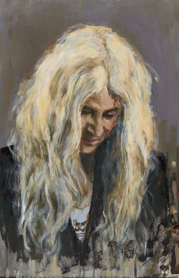 Patti Smith, 2022, by US performer, activist and painter Joan Baez #WomensArt