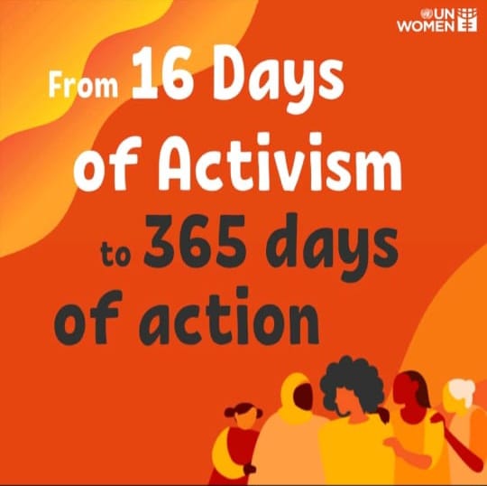 Today marks the first day of 1️⃣6️⃣days of activism to end violence against women and girls.This is also a call to action and a reminder that violence against women and girls is the most pervasive human rights violation worldwide🌐.