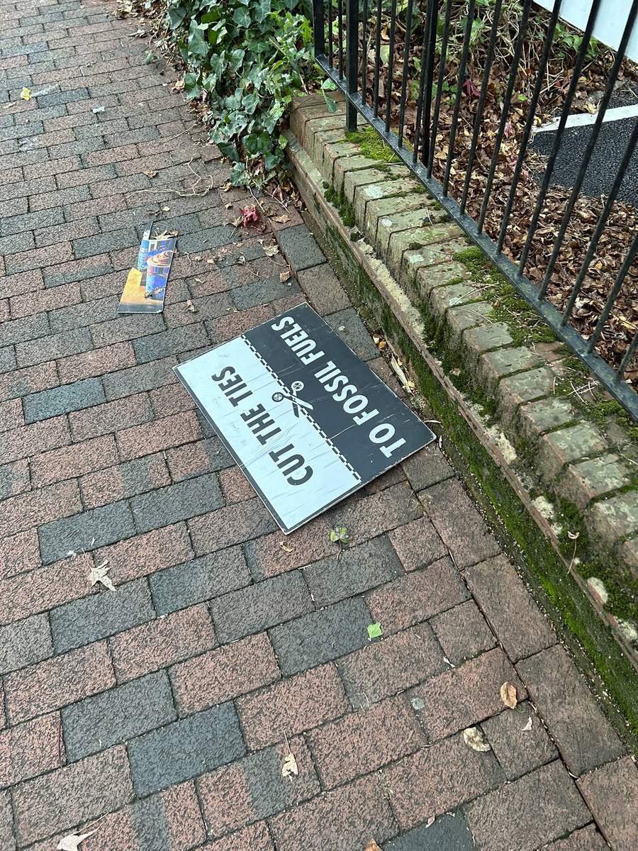 tobyraff's tweet photo. But leave your rubbish in the street #ClimateCrisis https://t.co/ZpiDLWQtBW