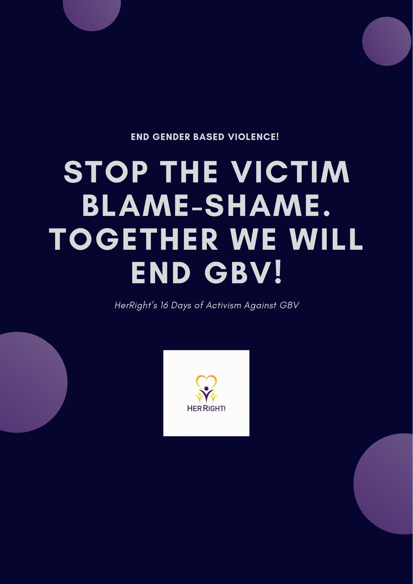 HerRightFDN's tweet photo. 🔊  #16Days of Activism against Gender-Based Violence begins today. Let us remember that behind every statistic is a human story of pain and resilience. Let's unite to end this silence and stand for a world where respect and safety are for all. Every voice counts. 💪💜 

#EndGBV https://t.co/amEYRNr06N