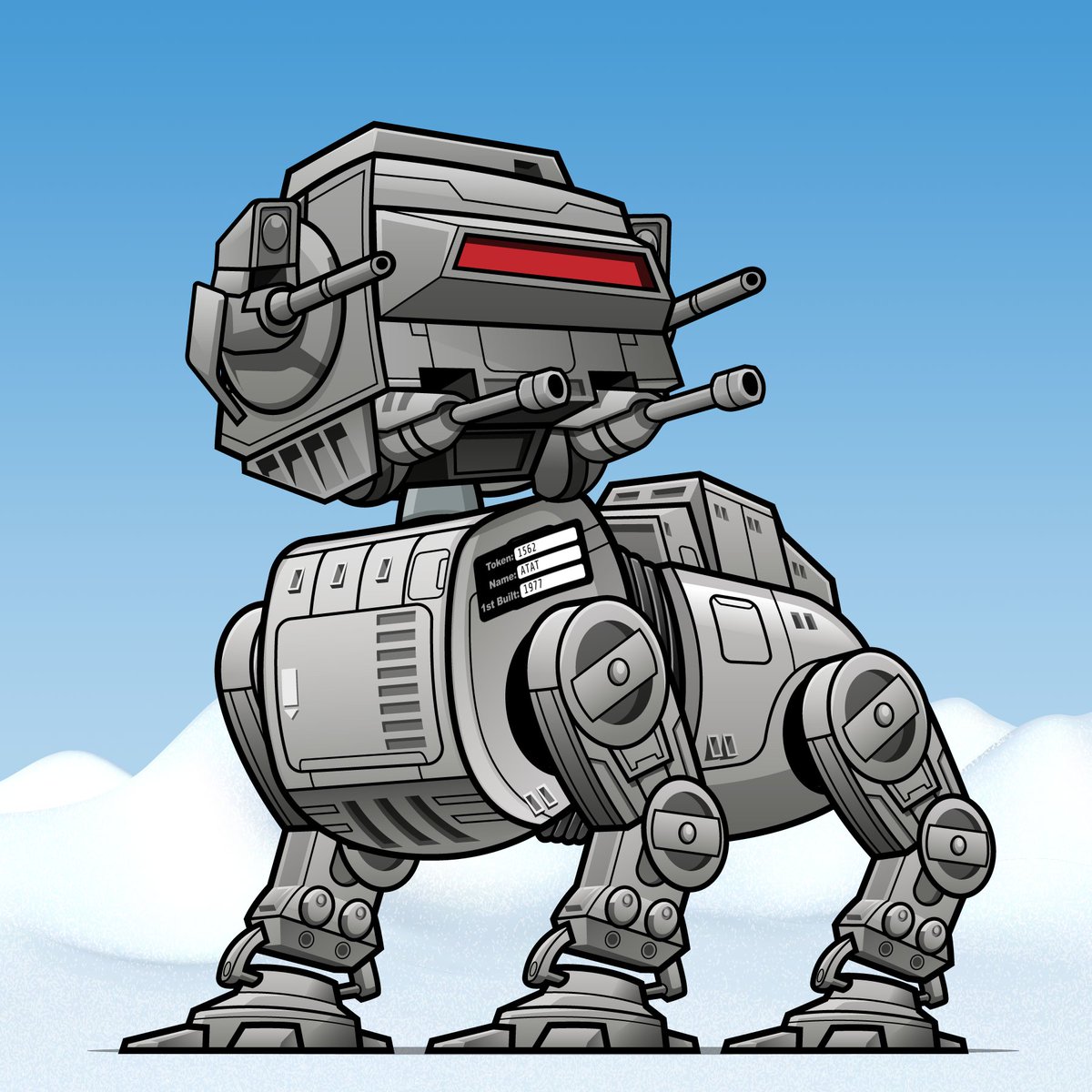thedrunkrobots's tweet photo. ATAT minted! Reimagined StarWars characters are using the force in the Zoilo RoboPets collection.
Our Mint Raffle is still running, all mints from 1520 to 1640 are entered to win Yoda and the XWing fighter.
https://t.co/eL10dr2gT6
#drunkonlife #petsforlife https://t.co/ShOyggfuZD