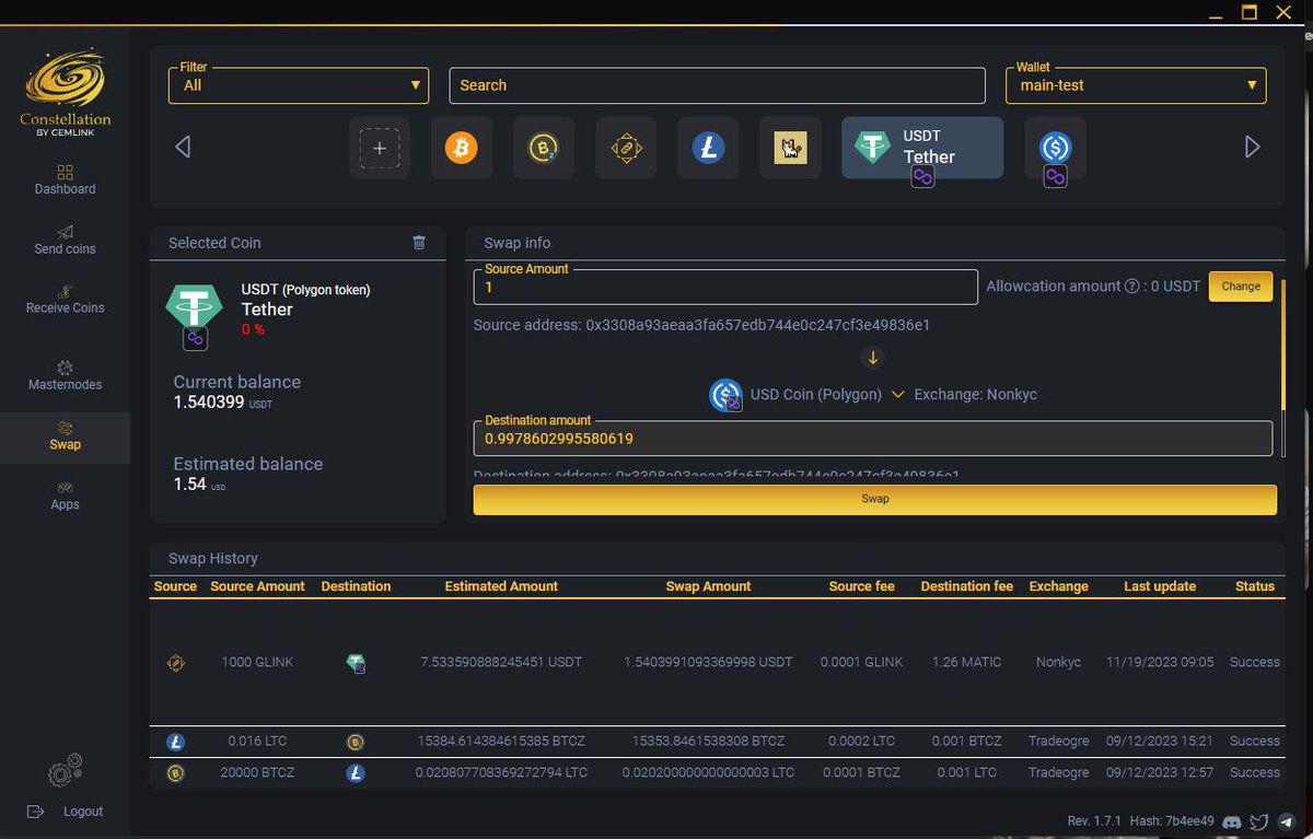GemlinkT's tweet photo. 🚀 Exciting news! 🌐 Our latest swap system gateway has aced its final tests with flying colors alongside @nonkyc_exchange! 🔄 Get ready for rapid token and coin swaps on MiracleBox – coming soon! 🌈💱 #Crypto #SwapSystem #MiracleBox #NonKYCExchange https://t.co/sLSL9zWGRL
