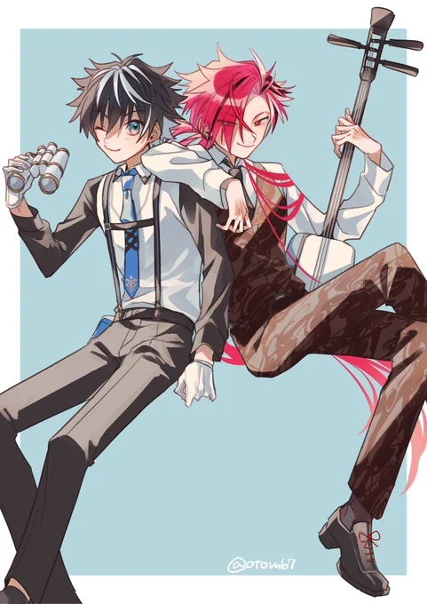 ホテルカルデアのシャルルマーニュくんと高杉さん