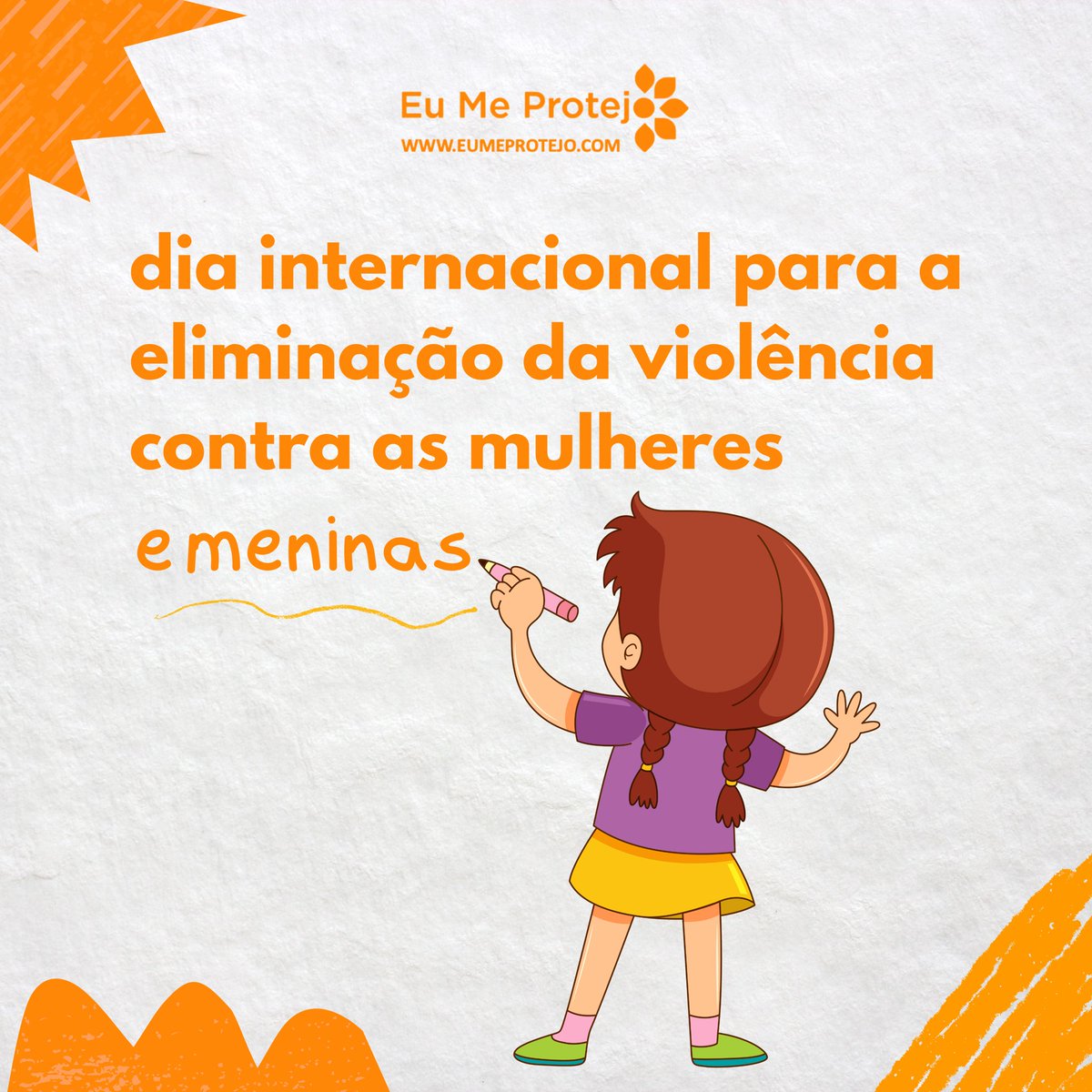 Precisamos começar a tentar mudar as estatísticas desde a infância, fazendo um trabalho de prevenção à violência. Ensinem as meninas a se proteger e principalmente, ensinem os meninos a não agredir. 

Acesse eumeprotejo.com e comece hoje mesmo a trabalhar a prevenção.