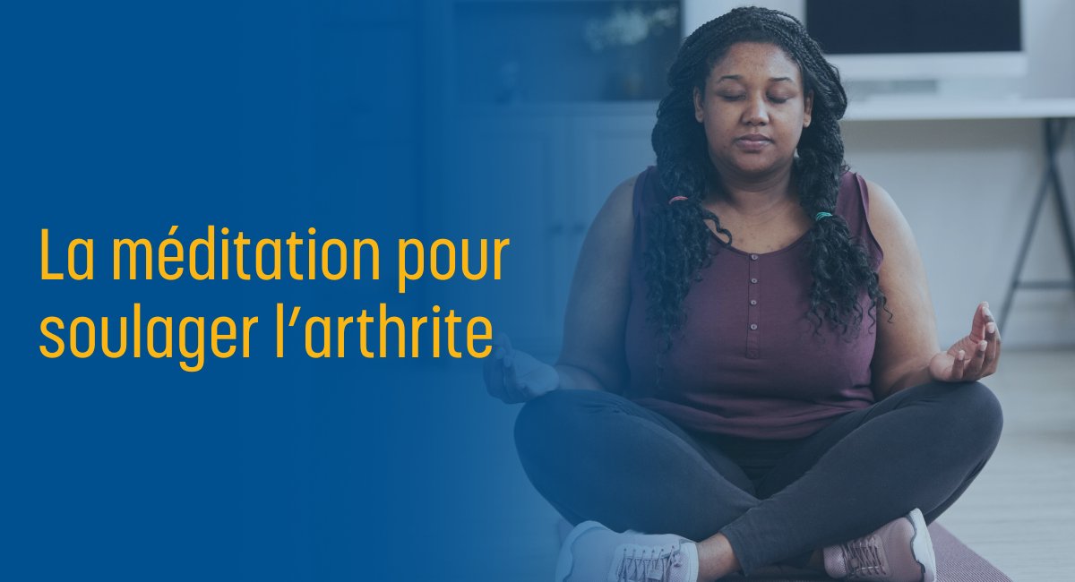 La recherche suggère que des exercices réguliers de méditation ont un lien fort avec le bien-être et peuvent aider les gens atteints d’#arthrite à gérer le #stress et la #douleur. Prenez une pause et essayez la méditation de pleine conscience, bit.ly/3RcVNKa