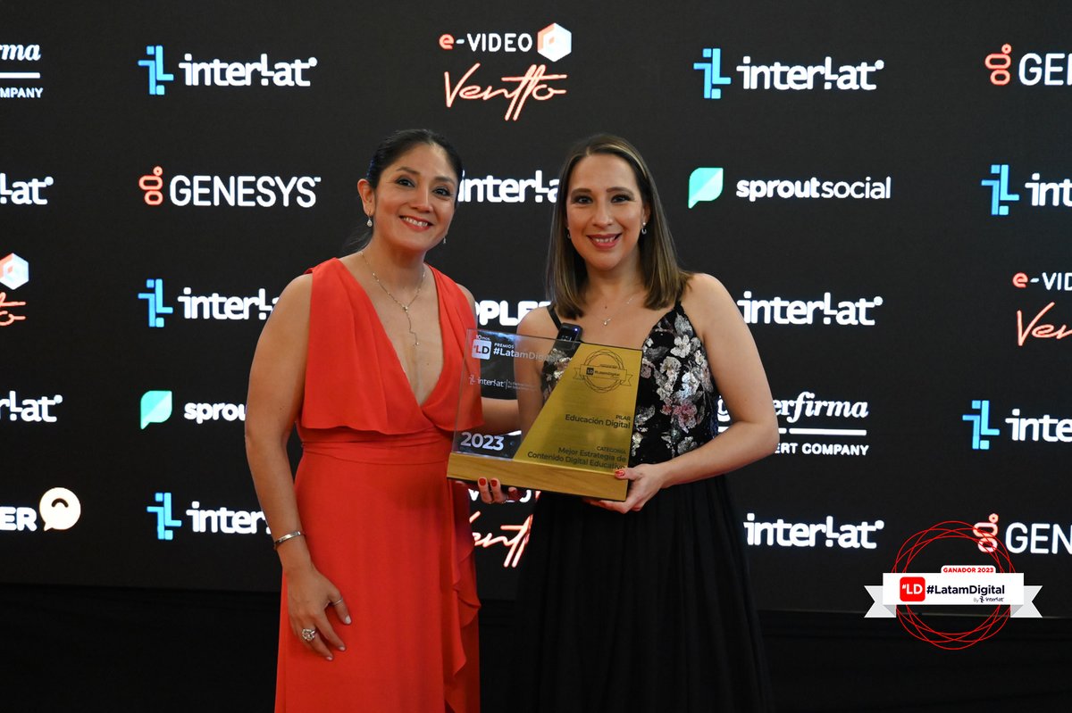 Interlat's tweet photo. 1er. Lugar Premios #LatamDigital 22/23 en el pilar #EduTech - #OgticRD #Asturias #UNAL #ITM #BanRural #MariaCano - Postulate a los 11º Premios #LatamDigital 23/24 by Interlat aquí: https://t.co/a0gmWL601E #PremiosLatamDigital #DigitalLatamAwards #LD https://t.co/iNNZAhqZSh