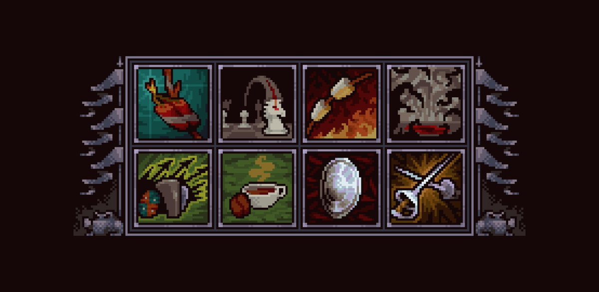 some new icons for my game!!

#pixel #pixelart #gamedev #screenshotsaturday