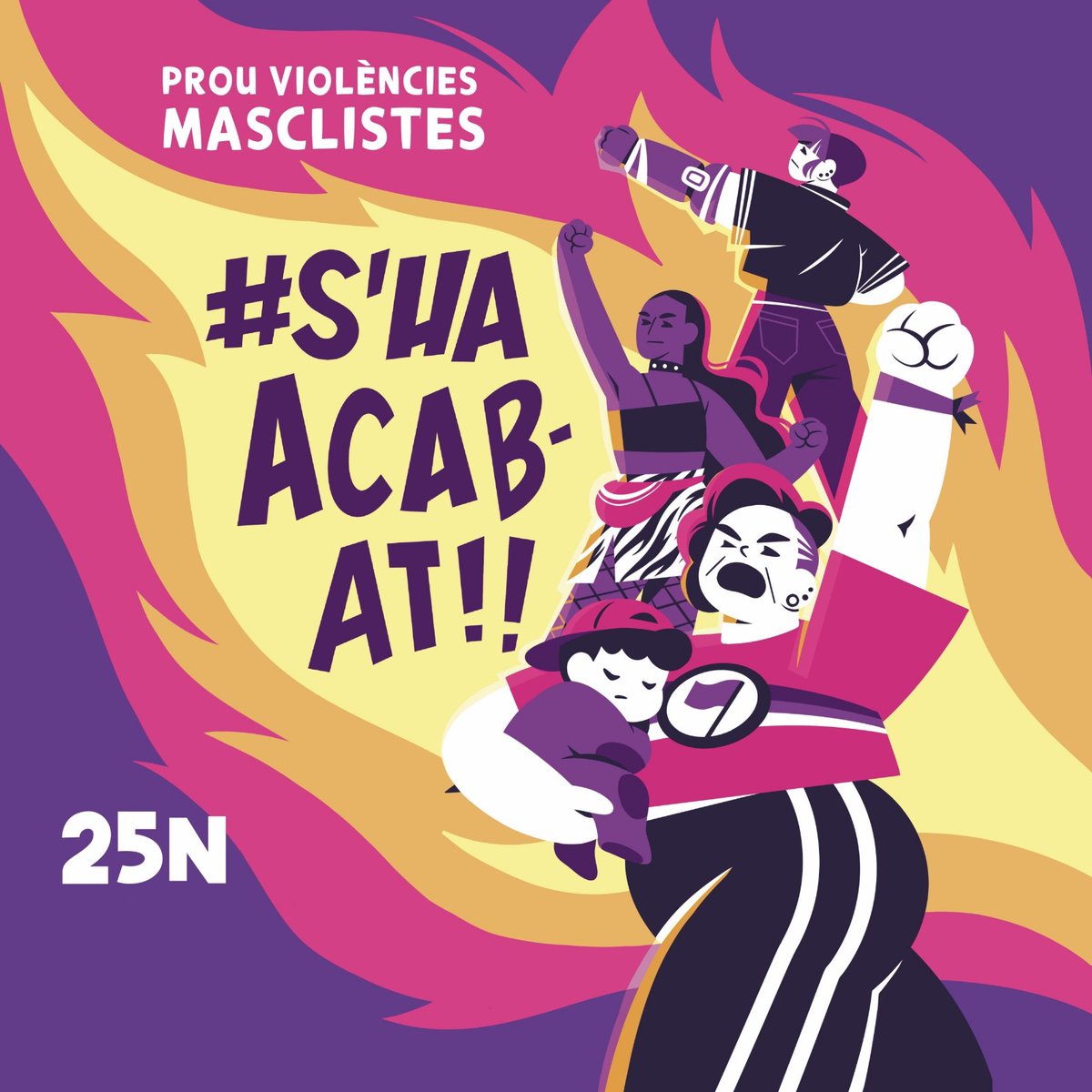 DonesEV's tweet photo. S’ha acabat! Dones d'Esquerra Verda en aquest 25N DENUNCIEM I EXIGIM...Obrim fil https://t.co/XaySAtePaH