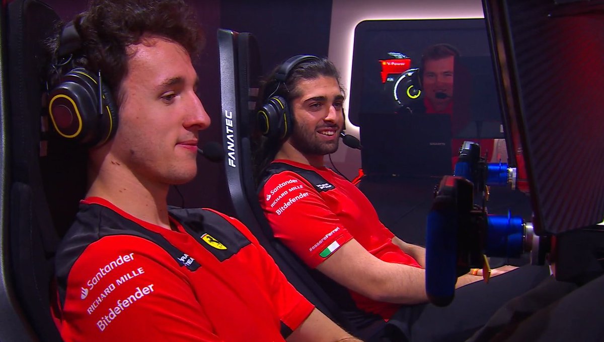 Pozdrawiamy <a href="/Szymon_Kulik1/">Szymon Kulik</a> naszego 🇵🇱 inżyniera w #F1Esports i trzymamy kciuki 🤞