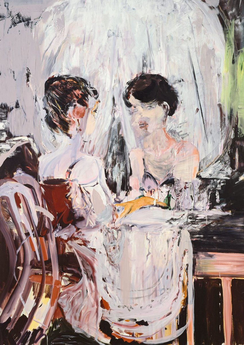 CECILY BROWN (born 1969), 'Untitled (Vanity)', 2005. Private collection.
#CecilyBrown #vanitas #reflections #ArtOfTheDay #art 
instagram.com/p/C0EzleogKrK/