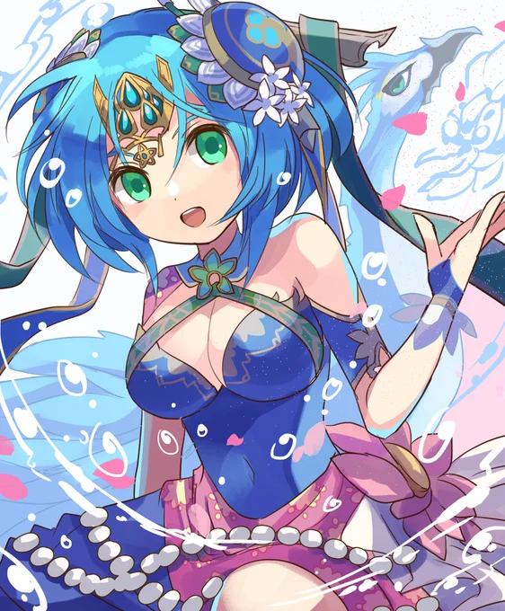 #パズドラワンドロ サラスちゃん(遅刻) 