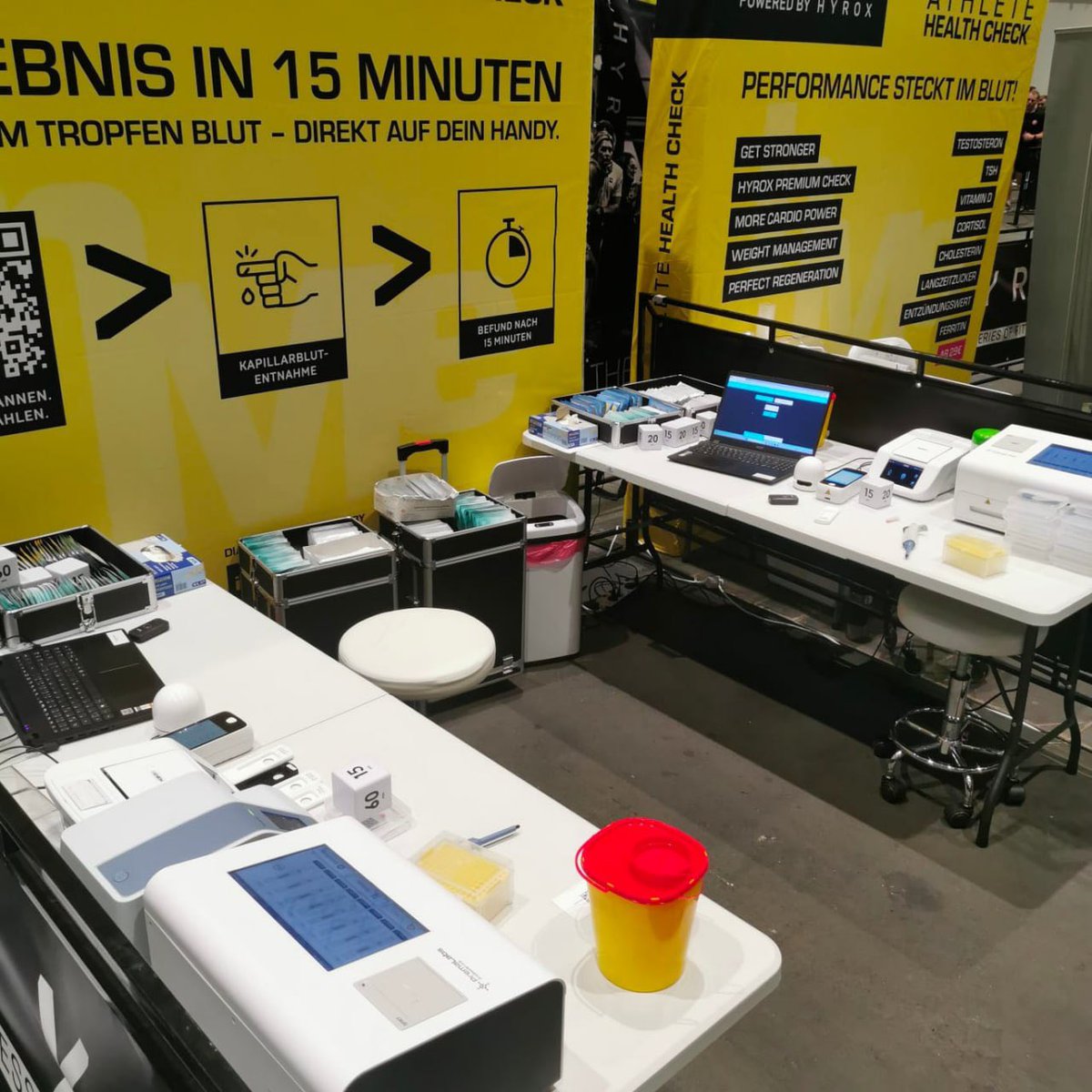 1rchv's tweet photo. Athlete Health Checkpoint with @Igloocare at fitness racing #Hyrox https://t.co/lgsoLaAW5H