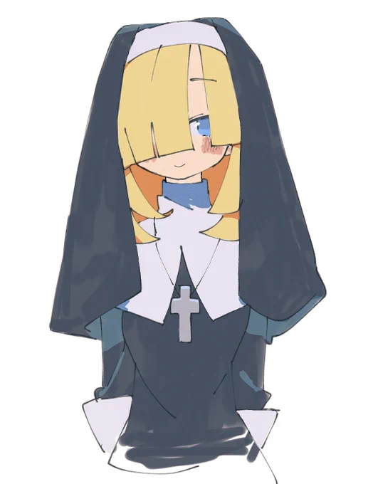 シスター落書き