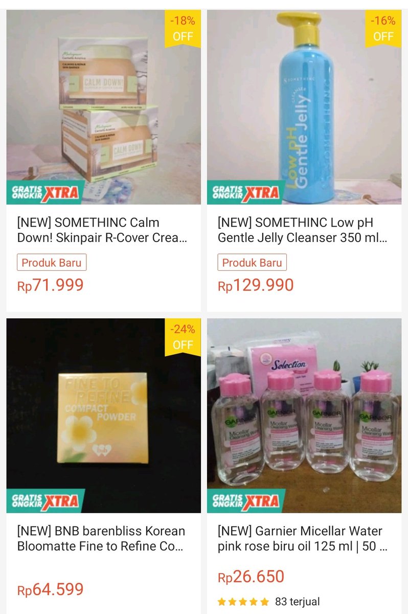 nana 💫 jual skincare makeup bodycare tweet media