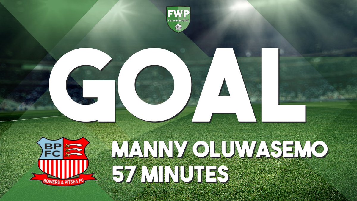 GOAL: BOWERS &amp; PITSEA 2-0 Basildon United - Manny Oluwasemo (57') #IsthmianLeague fwp.co/LEVu5e