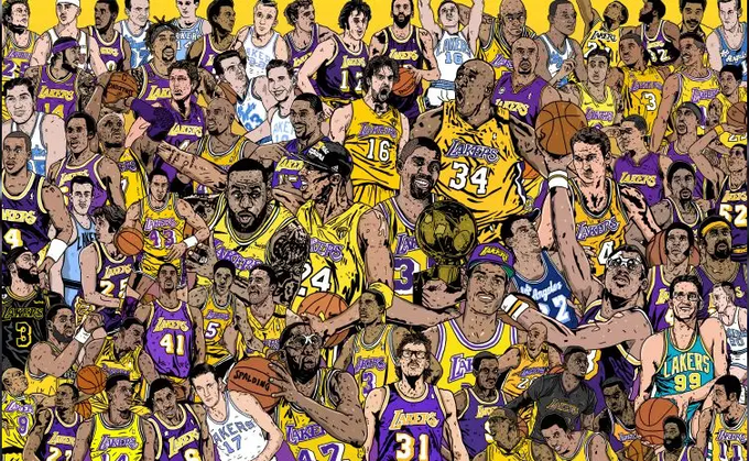 LakersOnX's tweet photo. Te convenzo de unirte a los Lakers 🧵

¿Eres nuevo en la #NBA y no sabes a qué equipo apoyar?  🧵

Te convenzo de unirte a #LakeShow con un un hilo de curiosidades

Los Lakers cuentan con una historia brutal y emocionante con jugadores legendarios y campeonatos históricos https://t.co/dtJ7feItMB