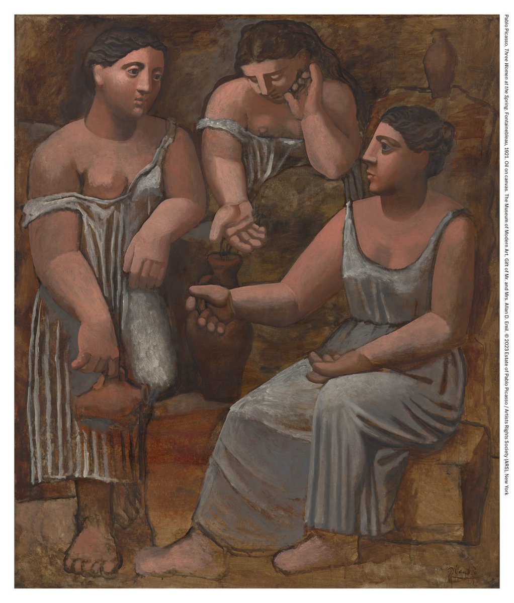 MuseumModernArt's tweet photo. How did a team of curators and conservators get Pablo Picasso’s paintings ready for his current exhibition at MoMA?

Read on #MoMAMagazine → https://t.co/A3DhaSh0u8 https://t.co/mhGesI4efI