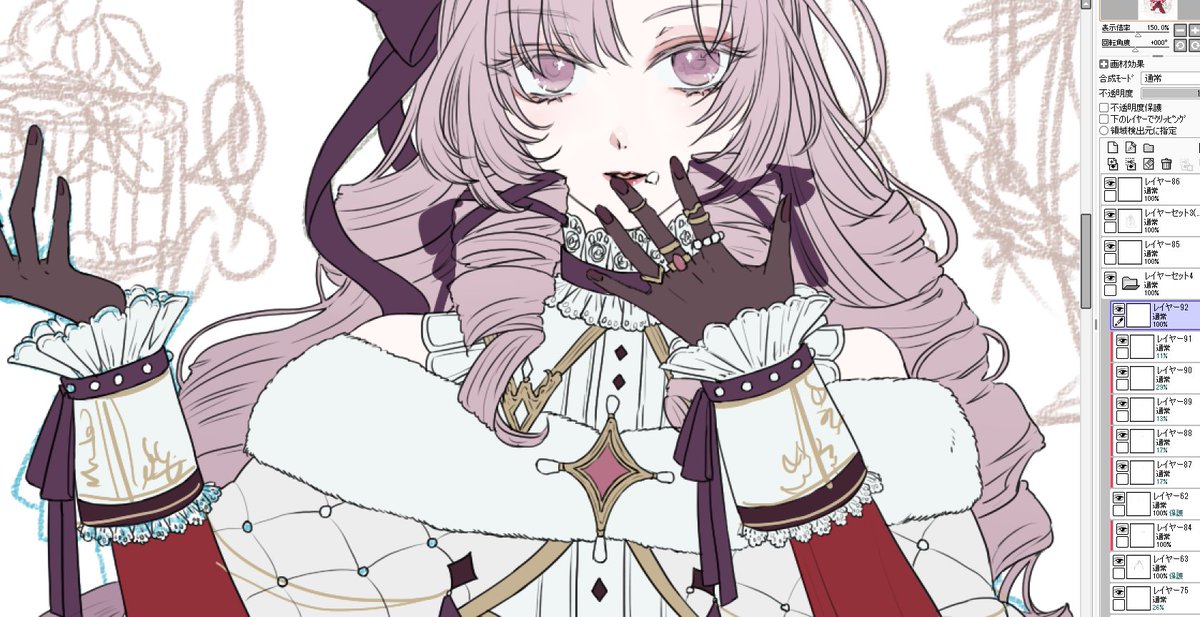 壱百満天原サロメ 「」|簪子🌙のイラスト
