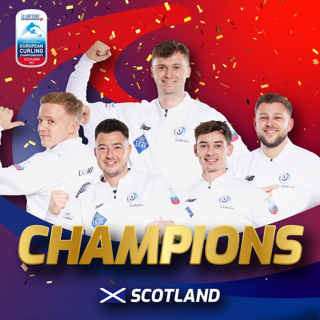 EUROPEAN CHAMPIONS 2023, SCOTLAND 🏴󠁧󠁢󠁳󠁣󠁴󠁿!

Huge congratulations! 👏👏👏

#ECC #curling