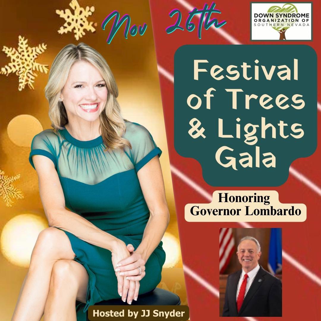 Tomorrow night join me 🎄✨🎄 35th annual Festival of Trees and Lights 🎄✨🎄raising funds for the DOWN SYNDROME ORGANIZATION OF SOUTHERN NEVADA @westgatevegas honoring @JosephMLombardo @DSOSN