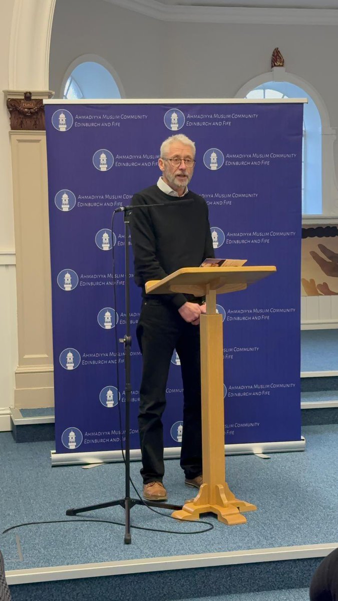 Thanks to <a href="/CllrGordonPryde/">Cllr Gordon Pryde</a> for your vitals words on importance of #peace. 
<a href="/LabourWestFife/">Dunfermline Labour</a> 

#VoicesforPeace

<a href="/AhmadiyyaUK/">Ahmadiyya UK</a> 
<a href="/AhmadiyyaScot/">Ahmadiyya Scotland</a>