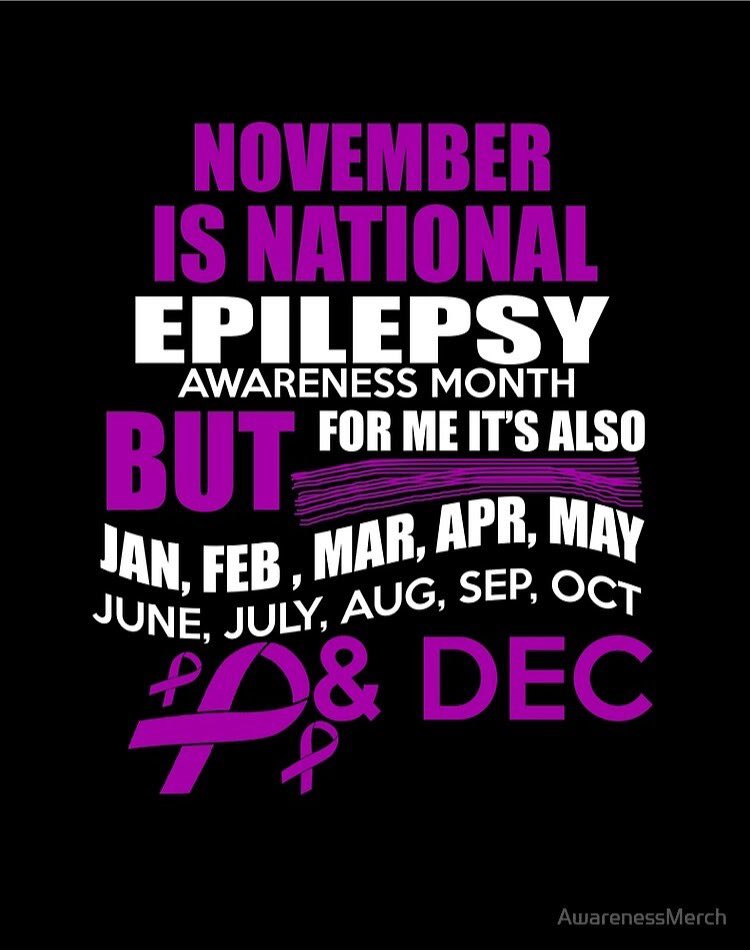 🔈💜 Spread awareness every 
day/week/month! 
It doesn’t just have to be during #EpilepsyAwarenessMonth!