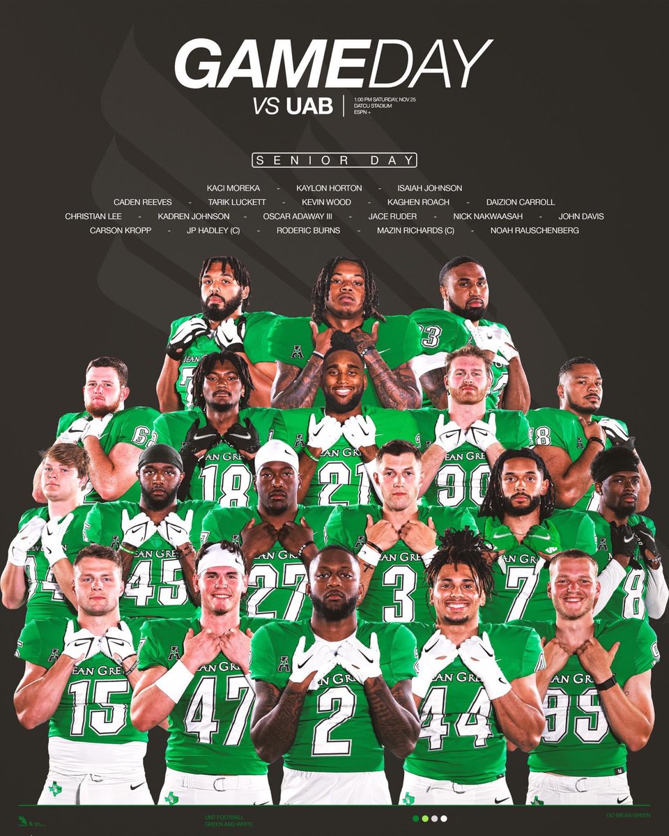 Senior Day!  Thank God for blessing you to do what only 7 percent of young men get to do.  You were a Student Athlete for five years…played the sport you love, got your Bachelors Degree and working on your Masters Degree.  We love you and are so proud of you!  <a href="/KevinWoodJr/">Kevin Wood</a>