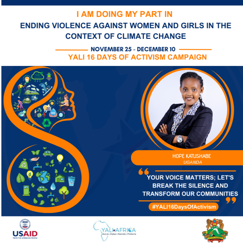 Gender Based Violence against women and girls is backwardness! 
Let's stand united
Together we can achieve this.

#YALI16DaysOfActivism