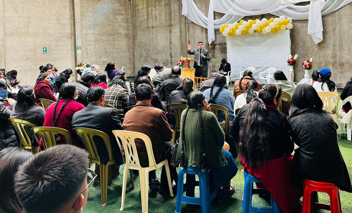 Gracias a Dios se organiza la Iglesia “Tierra Prócer” en el #DMAzángaroA para continuar con la misión de nuestra querida #MLT2023.