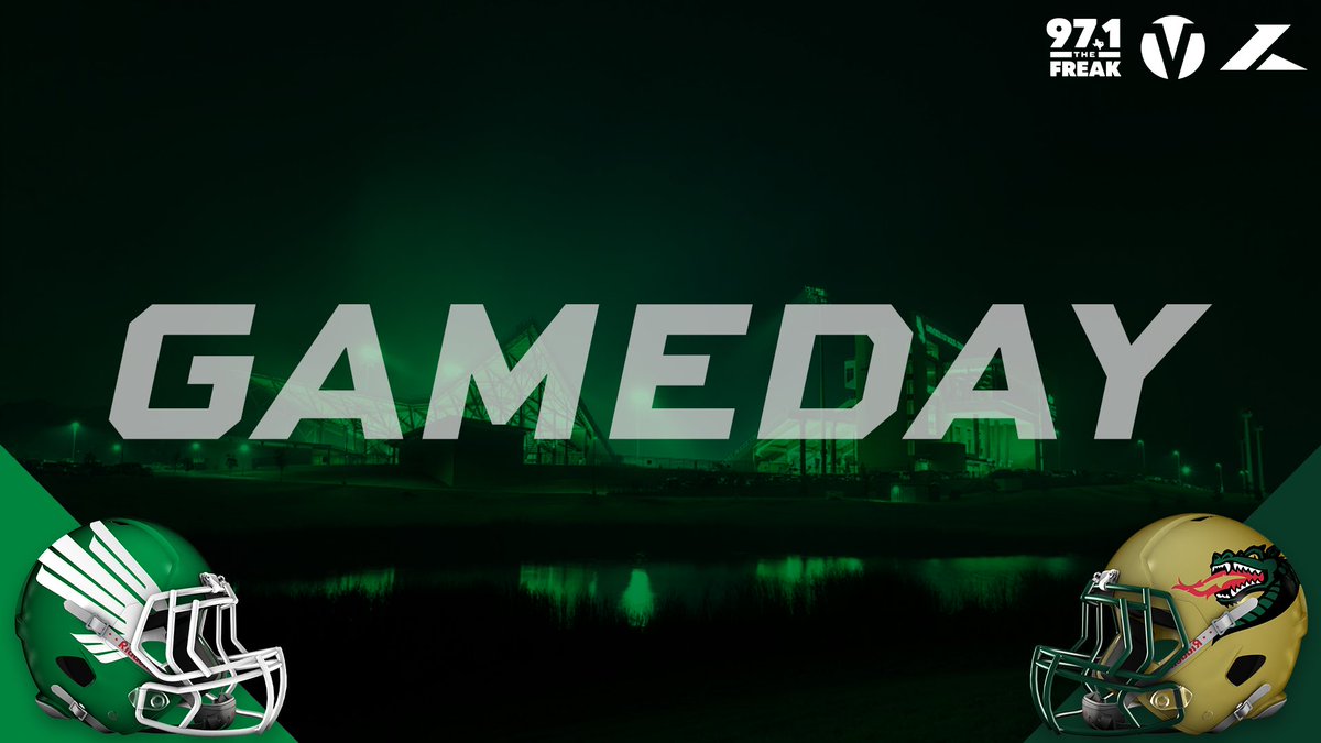 One final time in 2023! #BeatUAB and #GetYerEarsOnTheBall 🆚 UAB Blazers 📍: Denton, TX 🕑: 12:00pm Pregame Show 🏈: 1:00pm Kickoff 🎙️: @Dave_L_Barnett, @mgrnpxp, @7tunechi 🎧: @michelleehopee 📻: @971TheFreak 📱: The Varsity Network App