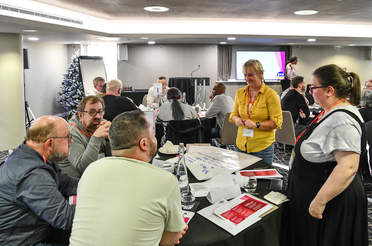 pcs_union's tweet photo. What an inspiring PCS LGBT+ Seminar.
The day was spent discussing rights in the workplace, how LGBT+ members get involved in the union and very importantly - Sexual Harassment against the LGBT+ community - amazing contributions from our delegates 
#PCSEquality23 https://t.co/H3WQTWAEdK