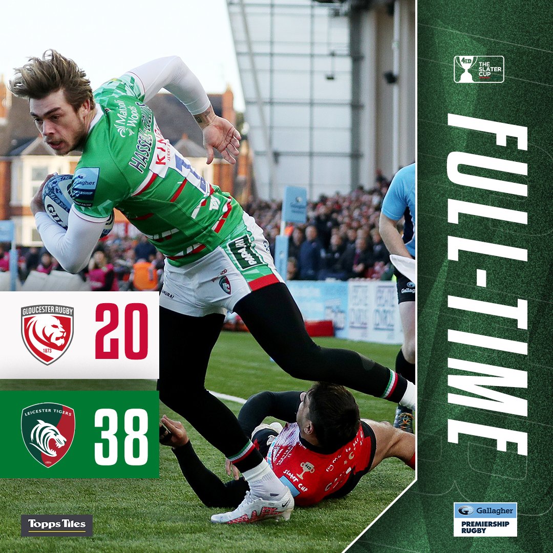 Job done ✅  

#GLOvLEI 🏉 #COYT 🐯| #TheSlaterCup 🏆