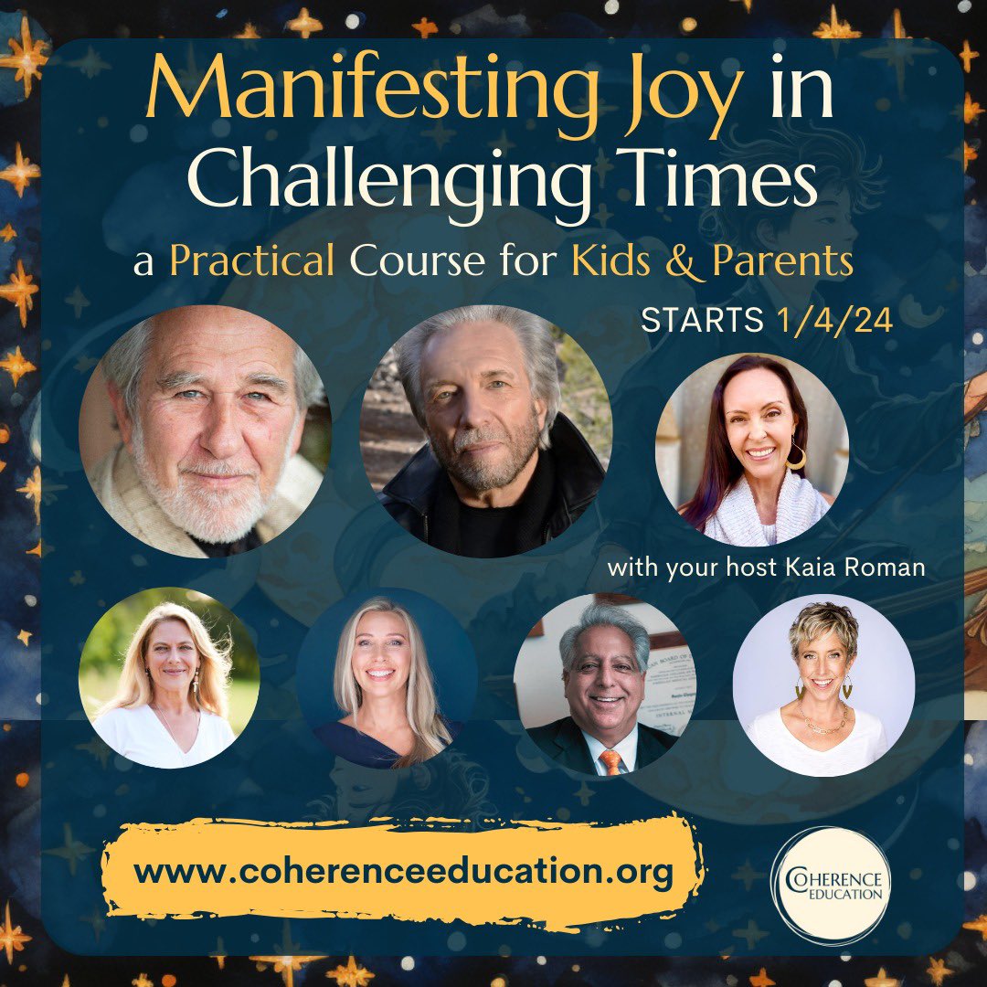 Attention parents! 👨‍👩‍👧‍👦 📢 Starting Jan 4, I’m excited to lead a global group of kids and parents in a life &amp; world-changing course 🌎 🙌

Featuring <a href="/GreggBraden/">Gregg Braden</a>, <a href="/biologyofbelief/">Bruce H. Lipton, PhD</a> <a href="/sanjiv_chopra/">Sanjiv Chopra, MD</a> <a href="/BethMcDougallMD/">Beth McDougall</a> &amp; more for the first time bringing their profound teachings to kids ✨