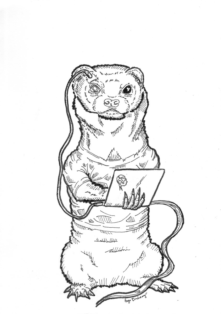 DrakemyrDesign's tweet image. Fan art of @PirateSoftware done during is stream