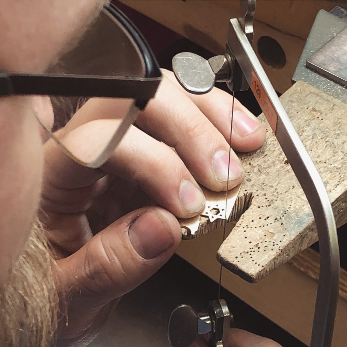 Heather_B_Moore's tweet photo. Did you know that Heather B. Moore hand-cuts every gold accent? Our level of care and attention extends to every aspect of a piece. https://t.co/EbP7qOuqzx