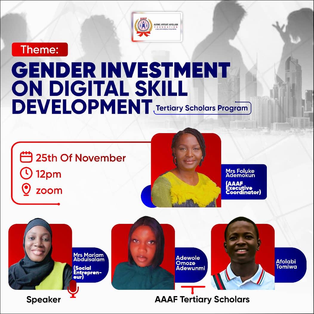 titimariam84's tweet photo. It was nice speaking to the scholars of Ajoke Aishat Afolabi Foundation today on "gender investment in digital skills development ". I enjoyed the conversation, listening to the ideas and contributions of the participants was interesting to me,I look forward to a greater future.. https://t.co/R4gnPFISQ9