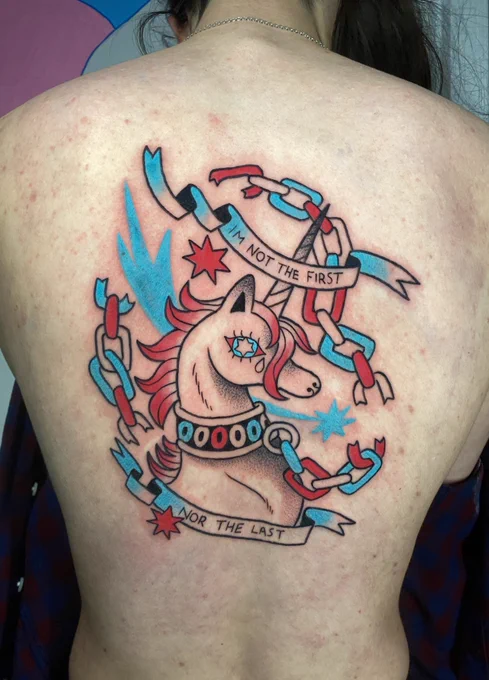 Oh to b trans and a horse  