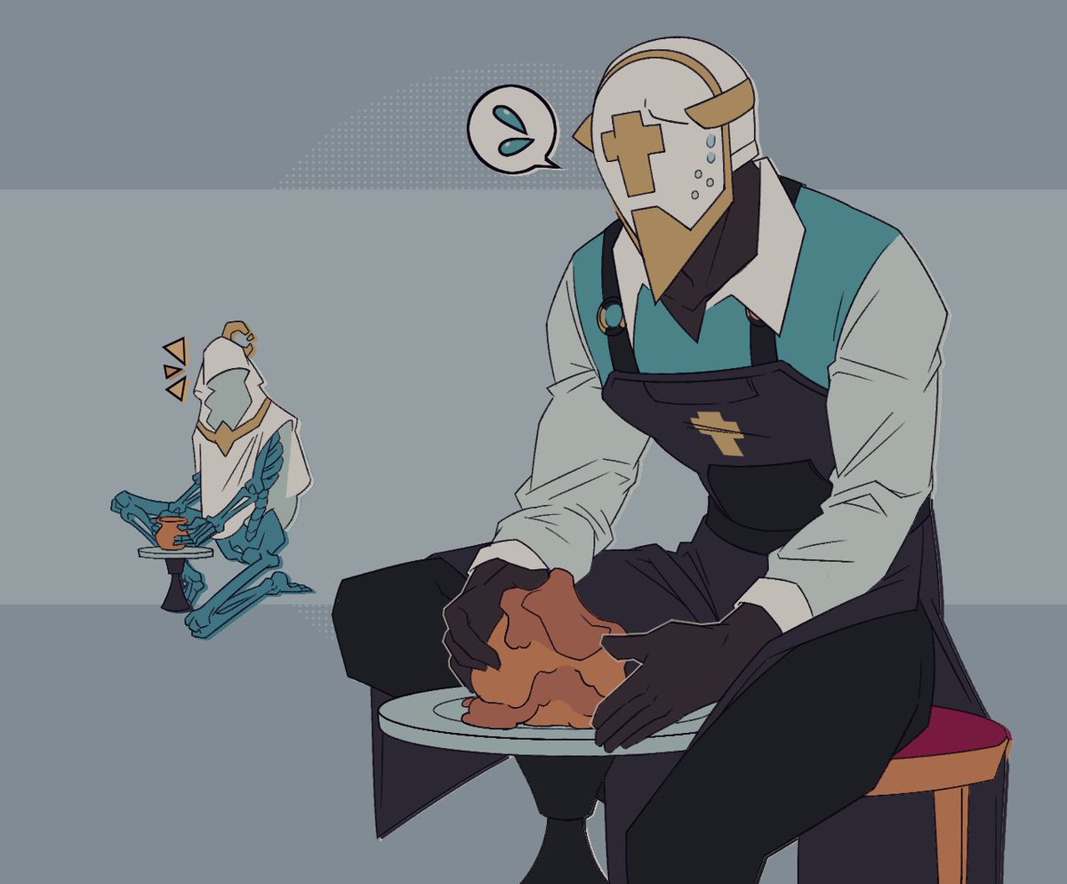 [ultrakill] my contribution to the gabe pottery trend🫡