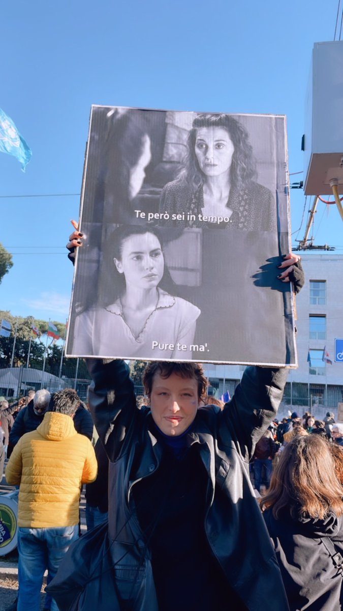 Te però sei in tempo.
Pure te ma’.

 #nonunadimeno