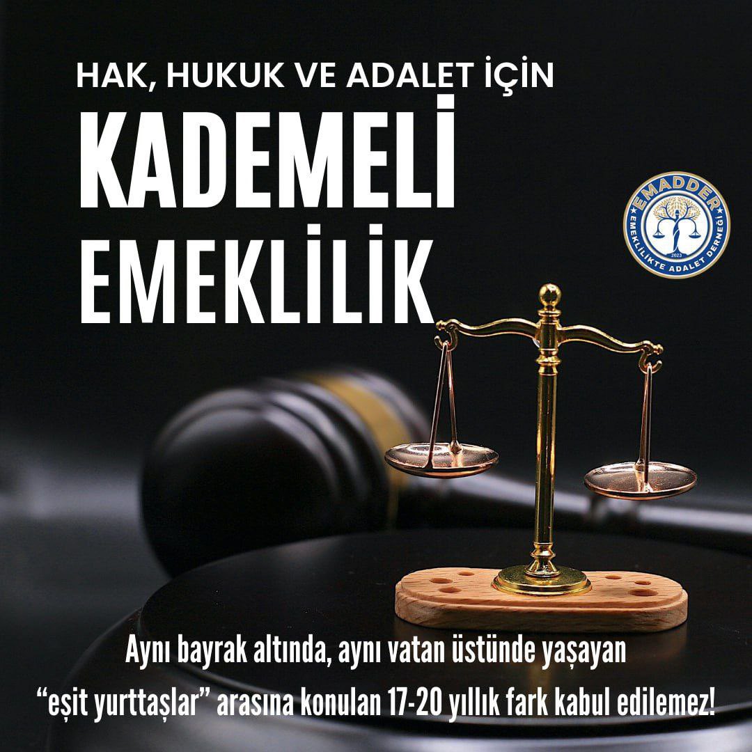 <a href="/EmadDernegi/">EMEKLİLİKTE ADALET DERNEĞİ ⚖️</a> Teşekkürler KADEME-43