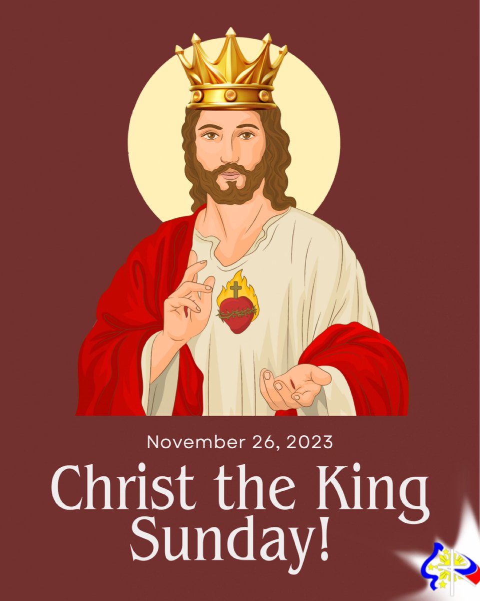 HAPPY CHRIST THE KING SUNDAY! ❤️

#VivaCristoRey #KristongHari2023 #ChristTheKing