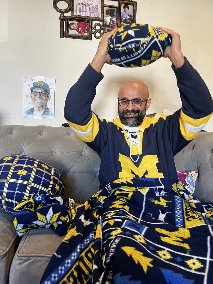 Outfit for #TheGame and Previewing next weeks Big 10 Championships 🤞🏽🙏🏽…it’s great to be a #MichiganWolverines …Go Blue !