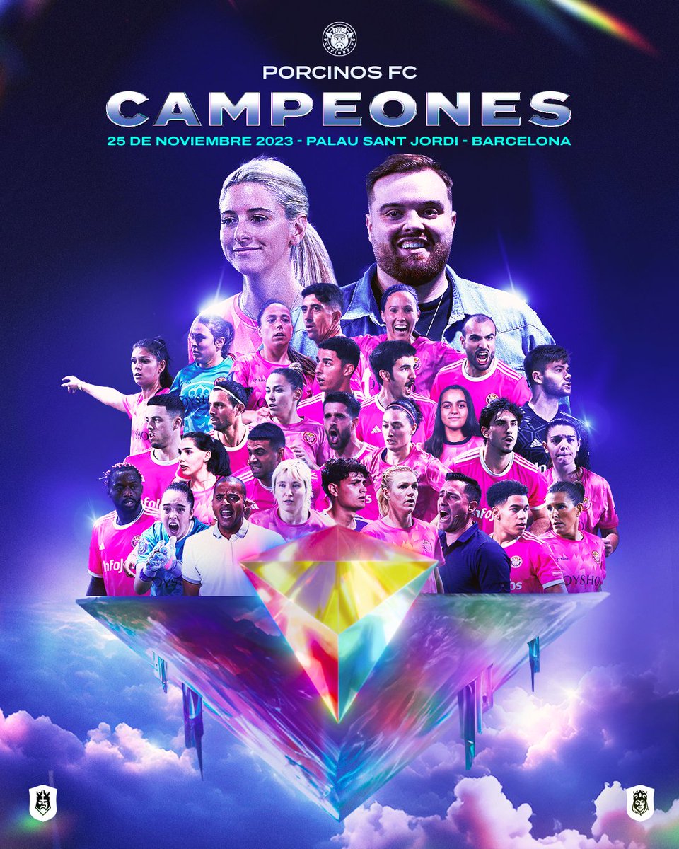 KingsLeague's tweet image. 🐽 CAMPEONES 🐽

✨ ¡@PorcinosFC se hace con la Kingdom Cup sin perder un solo partido!

#KingdomCupF4