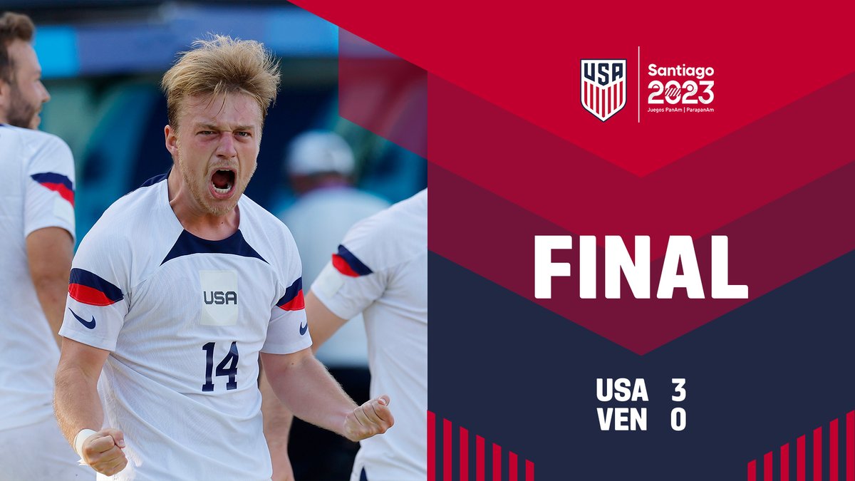 FT | That's the final whistle! The #UScpMNT is going back home with the BRONZE medal from the <a href="/santiago2023/">Santiago 2023</a> Parapan American Games! 🇺🇸

A brace from Shea Hammond and a goal from Frankie Lowery Jr.