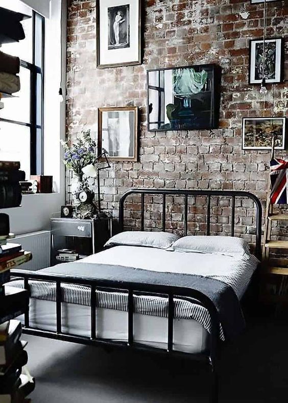 Great bedroom, but am I the only one who thinks it looks like an upscale prison cell? 😏  
#interiordesign #loftdesign #atlanta #loftliving #realtor #realestate #loftinterior #loftstyle #theloftguy #love