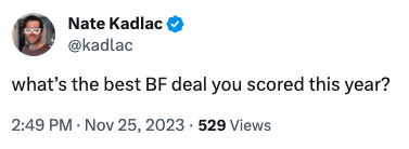 If you read this like me, you did <a href="/ycombinator/">Y Combinator</a>. iykyk