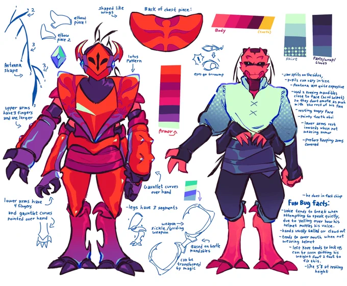 carmine refsheet ! plus  commonwear 
the bug 